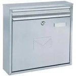 Rottner Briefkasten Teramo Edelstahl (Einwurfklappe vorne und hinten)