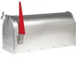 Burg-W&auml;chter US-Mailbox, Freistehend 892-ALU blank