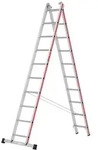 Hymer Mehrzweckleiter, zweiteilig, 2x12 Sprossen, L&auml;nge eingeschoben 3,44 m