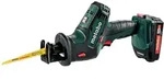 Metabo Akku-S&auml;bels&auml;ge SSE 18 LTX Compact, incl. 2x Akku Li-Power 2 Ah, Ladeger&auml;t,