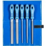 PFERD TOOLS Werkstattfeilen-Set WR 5-tlg. in Rolltasche 200mm Hieb 2 universell zum