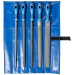PFERD TOOLS Werkstattfeilen-Set 5-tlg. in Rolltasche 300mm Hieb 1 f&uuml;r grobe