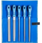 PFERD TOOLS Werkstattfeilen-Set WR 5-tlg. in Rolltasche 250mm Hieb 2 universell zum