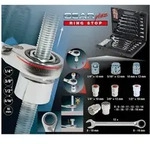 KS Tools GEARplus RINGSTOP-Ratschenringmaulschl&uuml;ssel-Satz, 30-tlg mit Adapter