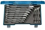 Gedore Satz Maulschl&uuml;ssel mit Ringratsche, umschaltbar 12-tlg. 8-19 mm