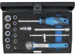 Gedore Steckschl&uuml;ssel-Satz 1/4 16-tlg 6-kant 4-13 mm