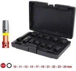 KS Tools 1/2 Sechskant-Kraft-Stecknuss-Satz, kurz, 12-tlg