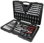 KS Tools 1/4+3/8+1/2 CHROMEplus Steckschl&uuml;ssel-Satz, 124-tlg