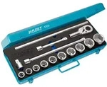 Hazet Steckschl&uuml;ssel Satz 3/4 (20 mm) Vierkant hohl, Au&szlig;en Sechskant, 15-tlg., 22,