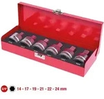 KS Tools 3/4 Kraft-Bit-Stecknuss-Satz, 6-tlg., 14-24 mm
