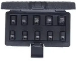 KS Tools 3/8 12-kant-Kraft-Stecknuss-Satz, kurz, 10-tlg