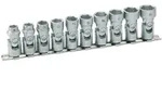 Hazet Sechskant Gelenk Steckschl&uuml;ssel Satz 880G/10H, 3/8 (10 mm) Vierkant hohl,