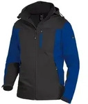 FHB Herren Softshelljacke Jannik 79105 Gr. 2XL royalblau/schwarz