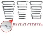 KS Tools Ringmaulschl&uuml;ssel-Satz, 25-tlg. gekr&ouml;pft, 6-32 mm