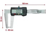 KS Tools Digital-Bremsscheiben-Messschieber 0-60 mm, 160 mm