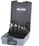 RUKO Kegelsenker-Satz DIN335C 90Grad HSS D.6,3-20,5mm Ku-Kassette