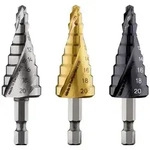 Bosch Stufenbohrer HSS-TiN, 4 - 20 mm, 1/4 Zoll, 70,5 mm, 9 Stufen