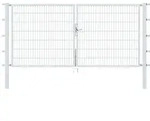 ALBERTS Doppeltor Flexo, feuerverzinkt, lichte BxH3000x1400, PF80x80/2100mm
