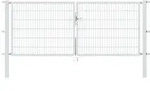 ALBERTS Doppeltor Flexo, feuerverzinkt, lichte BxH3000x1200, PF80x80/1900mm