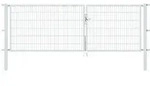 ALBERTS Doppeltor Flexo, feuerverzinkt, lichte BxH3500x1200, PF80x80/1900mm