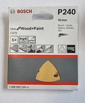 Bosch Schleifblatt C470, 240, 5er-Pack, f&uuml;r Deltaschleifer