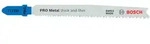 Bosch Stichs&auml;geblatt T 123 XF Progressor for Metal, 100er-Pack