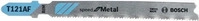 Bosch Stichs&auml;geblatt T 121 AF Speed for Metal, 25er-Pack