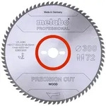Metabo S&auml;geblatt precision cut wood - professional 300x2,8/1,8x30, Z72, Spanwinkel