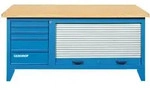 Gedore Werkbank mit Blechjalousie