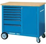 Gedore Rollwerkbank mit 7 Schubladen und Schraubstock