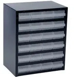 Raaco SL-Magazin Typ 24-1 B357xT255xH435 mm mit 24 Schubladen 250-1