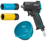Hazet Schlagschrauber Satz 9012M/4, 1100 Nm, 1/2 (12,5 mm) Vierkant massiv, 4-tlg.,