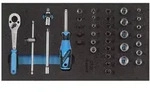 Gedore Steckschl&uuml;ssel-Sortiment 1/4 in Check-Tool-Modul