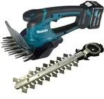 Makita Akku-Gras-/Strauchschere UM600DSMEX, 12 V, incl. 2x Akku CXT 4 Ah,