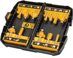 DeWalt Fr&auml;ser-Set 12-tlg