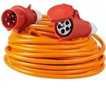 as-Schwabe CEE-Verl&auml;ngerung 16A,25 m H07BQ-F5G2,5 orange 400V