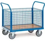 fetra Vierwandwagen, Drahtgitter, Ladefl&auml;che 1000 x 700 mm