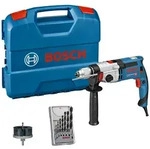 Bosch Schlagbohrmaschine GSB 24-2 mit L-Case, Zubeh&ouml;r, 7-tlg. Holzbohrerset,