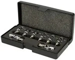 KS Tools 1/4 CHROMEplus Bit-Stecknuss-Satz mit Gelenk TX, 8-tlg T8-T40