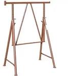 m&uuml;ba Stahlrohr-Ger&uuml;stbock lackiert B 1200 mm, H 1,20 - 1,95 m