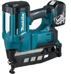 Makita Akku-Stauchkopfnagler DBN600RTJ, 18 V, incl. 2x Akku 5 Ah, Schnellladeger&auml;t,