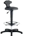 Bimos Sitz-Steh-Stuhl 9419-2000 Flex 3 Sitzh&ouml;he 510-780 mm, mit Gleiter /Fu&szlig;ring