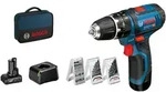 Bosch Akku-Schlagbohrschrauber GSB 12V-15, incl. 2x Akku GBA, Ladeger&auml;t, 39-tlg.