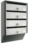 Rottner DEPOT 4 SILVER / BLACK Zyl.schloss m. 2 Schl.