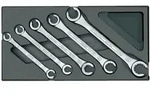 Gedore Doppelringschl&uuml;ssel-Satz, offen, in 1/3 ES-Modul
