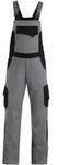 FHB Latzhose Herren Twill Eckhard 130630 54 grau/schwarz