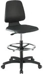 Bimos Arbeitsstuhl Labsit 4, K-Leder anthr. Sitzh&ouml;he 560-810 mm