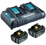Makita Power Source-Kit 18V, LXT, 18V, 2 Akkus BL1850B 4,0 Ah, 1