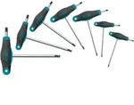 Hazet Schraubendreher Satz, mit T-Griff 829KKT/7, Innen TX Profil, 7-tlg., T9, T10,
