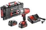FACOM Akku-Schlagschrauber-Set 18 V, incl. 2x Akku 5 Ah, Ladeger&auml;t, Box